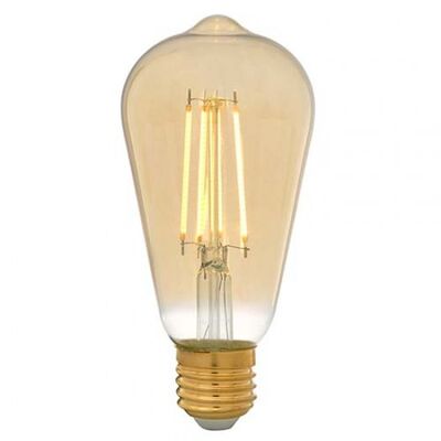 Panasonic 7W Led Filaman GOLD Ampul (Rustik Lamba) (2000K)