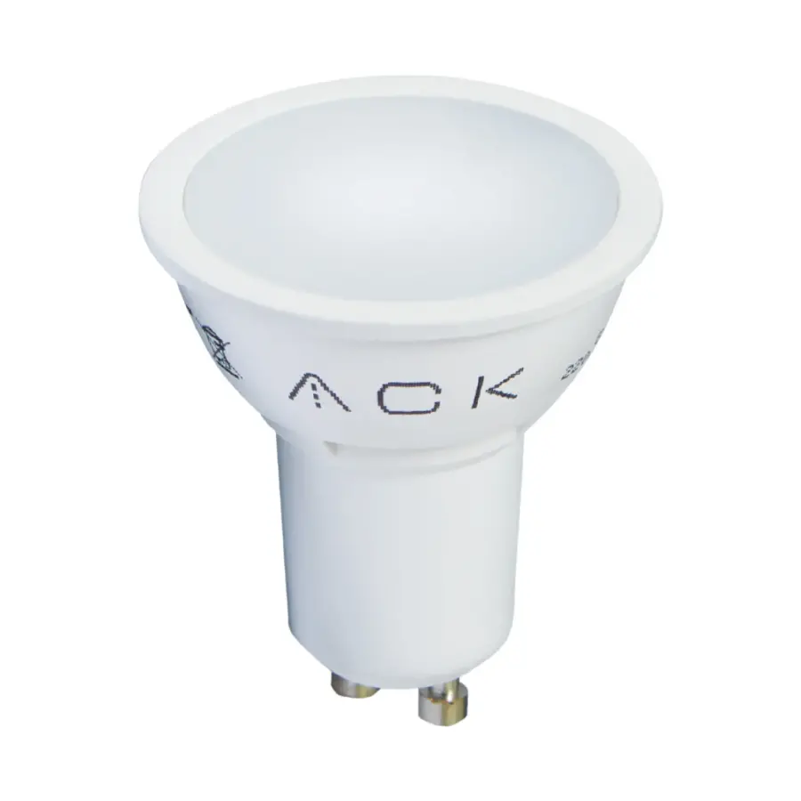 ACK AA24-00753 7W Led Ampul 220-240V GU10 Duylu 6500K Beyaz Işık SMD Difüzörlü