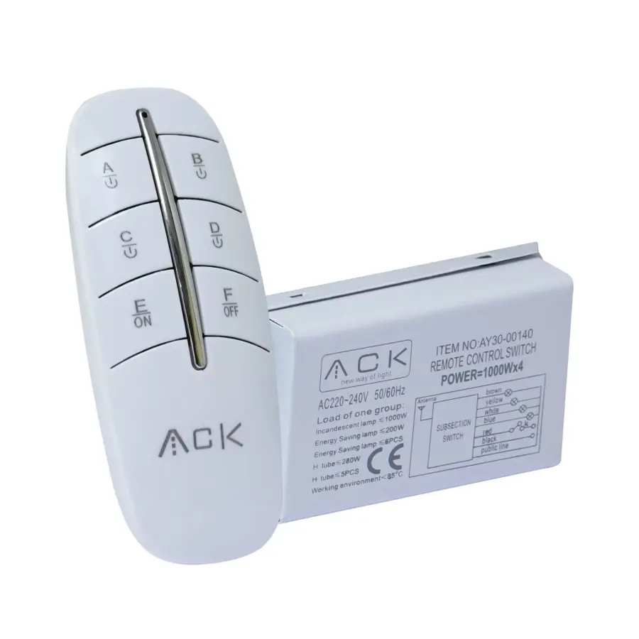 ACK AY30-00160 220V 6'lı Avize Kumandası