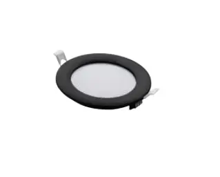 ZMR 6w Siyah Kasa Slim Yuvarlak Panel 3000 Kelvin