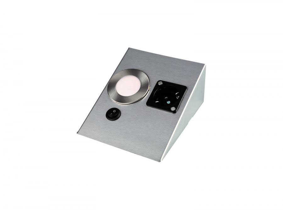Cata CT-5211 1W Üçgen Led Spot Prizli Tezgah Aydınlatma Beyaz Işık