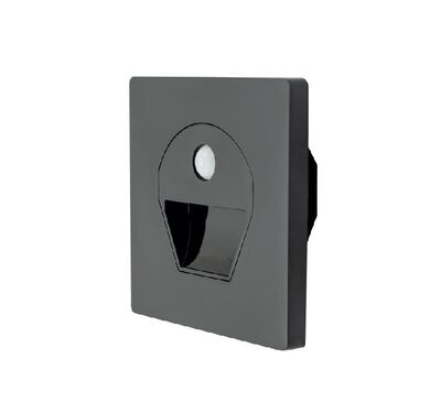 Cata CT-5170 1W Sensörlü Ledli Koridor Armatürü Siyah Kasa Günışığı