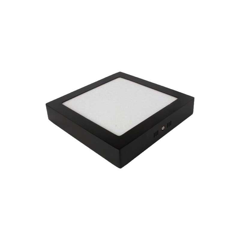 Jupiter 18W Led Kare Tavan Armatürü Siyah Kasa