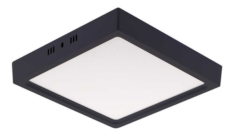 Jupiter 24W Led Kare Tavan Armatürü Siyah Kasa (Günışığı)