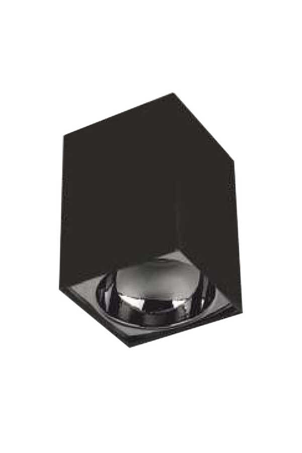 Cata CT-5420 Bergama Sıva Üstü Led Armatür Gu10 Duylu Siyah+Platin Kasa