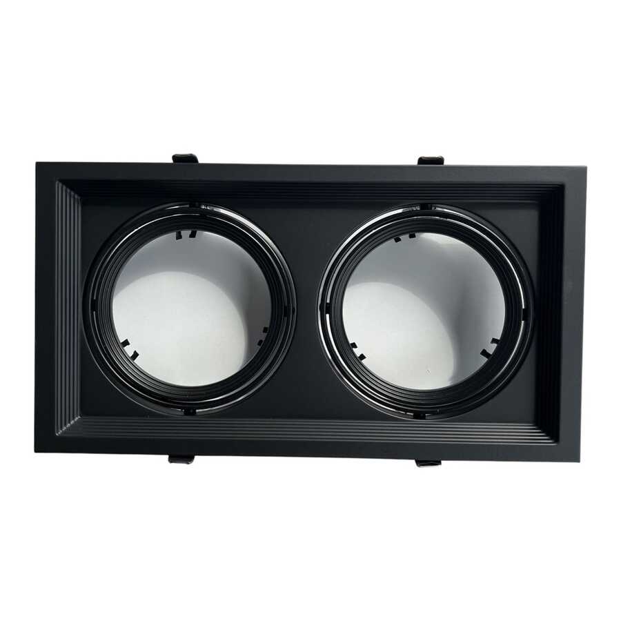 Cata CT-5504 Halospot Led Spot 2-li Siyah Kasa
