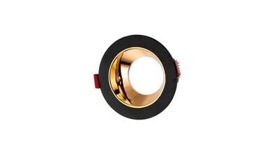 Cata Ct-5049 Jaguar Yuvarlak Spot Mat Siyah-Gold