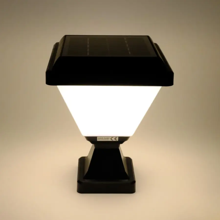 ACK AG60-06801 8W/h Solar Led Bahçe Armatürü Kare 3000K Günışığı