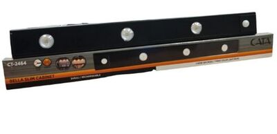 Cata CT-2464 10 Watt 39cm Ledli Cabinet Usb Şarjlı Sensörlü Armatür Günışığı Siyah Kasa