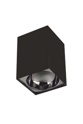 Cata CT-5420 Bergama Sıva Üstü Led Armatür Gu10 Duylu Siyah+Platin Kasa
