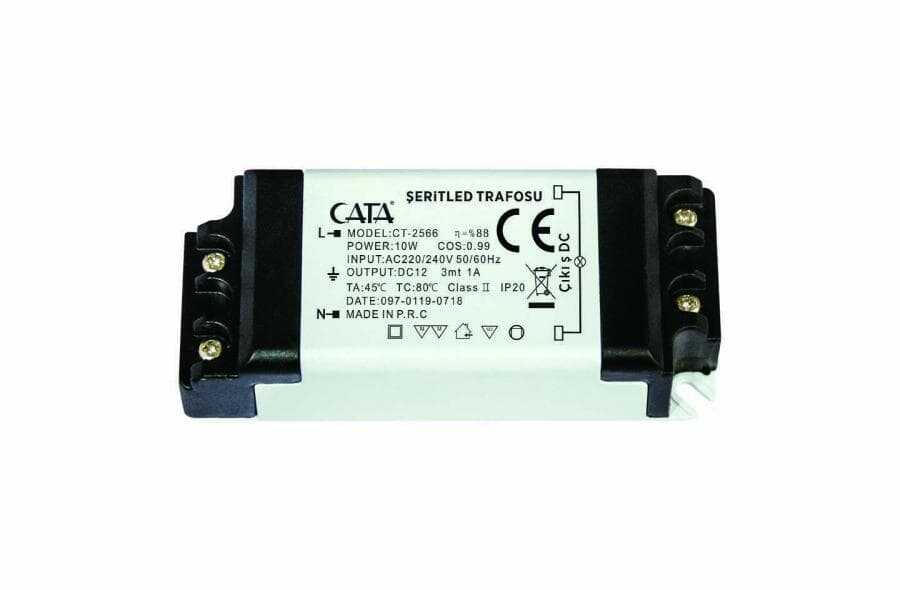 Cata CT-2566 1 Amper 10W Şerit Led Trafosu