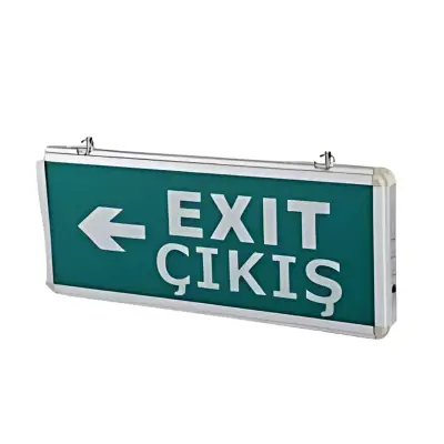 Cata Ct-9166 Exit Çıkış Armatürü Ledli 3 Saat Akülü