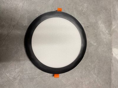 Jupiter 18w Yuvarlak Panel Led Siyah Kasa (Beyaz ışık+6500k) Ld483 B