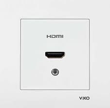 Viko Karre/Meridian Krem Hdmı Konnektör Mekanizma+Kapak (Çerçeve Hariç) 90967368