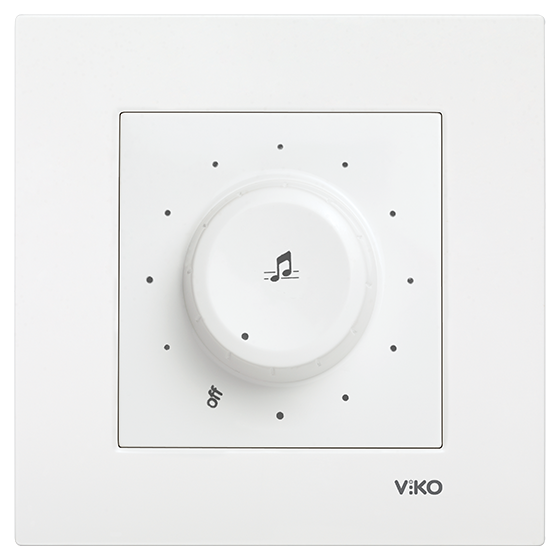 Viko Karre/Meridian Beyaz Müzik Yayın Anahtarı Mekanizma (Çerçeve Hariç) 90967054