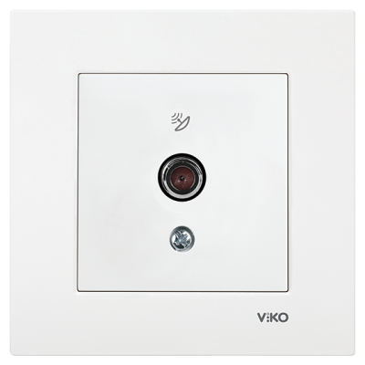 Viko Karre/Meridian Beyaz Uydu Prizi F Konnektör - Sonlu Mekanizma (Çerçeve Hariç) 90967009