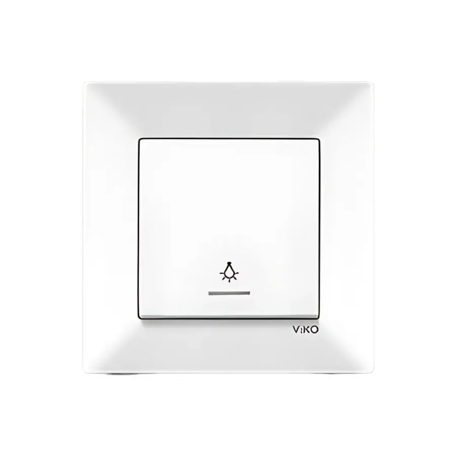 Viko Karre/Meridian Beyaz Işıklı Light Mekanizma (Çerçeve Hariç) 90967014