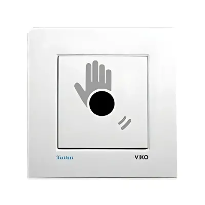 Viko Karre Meridian Beyaz Temassız Anahtar Mekanizma Düğme Kapak 90961083