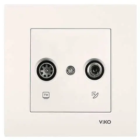 Viko Karre/Meridian Krem TV-SAT (Düğme, Kapak) 90950785