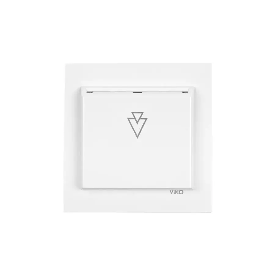 Karre Meridian Beyaz Gecikmeli Switchli Energy Saver Anahtar 230V Mekanizma+Kapak 90967119