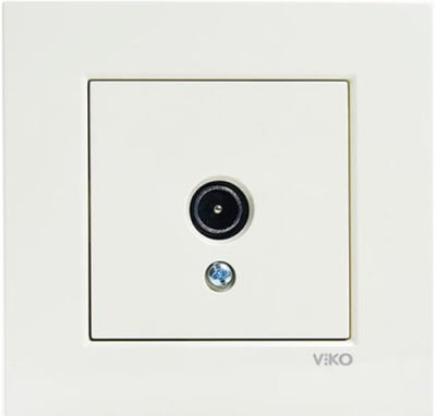Viko Karre/Meridian Krem Tv Geçişli 12db Mekanizma ( Çerçeve Hariç ) 90967260