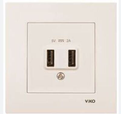 Viko Karre/Meridian Krem Usb Priz Mekanizma (Çerçeve Hariç) 5v-2a 90967301