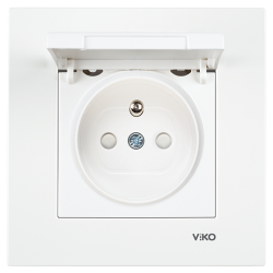 Viko Karre/Meridian Beyaz Kapaklı Ups Priz Ç.K. Mekanizma (Çerçeve Hariç) 90967070