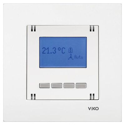 Viko Karre/Meridian Beyaz Digital Termostat Mekanizma ( Çerçeve Hariç ) 90967132