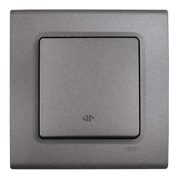 Viko Linnera Life Granit Grisi Permütatör Mekanizma + Düğme (Çerçeve Hariç) 90442031