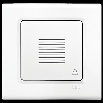 Viko Linnera/Rollina Beyaz Zil (Buzzer) Mekanizma+Kapak 90440009