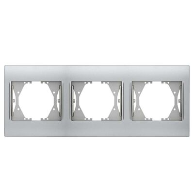 Viko Panasonic Thea Blu Chrome Matt + Beyaz Üçlü Çerçeve