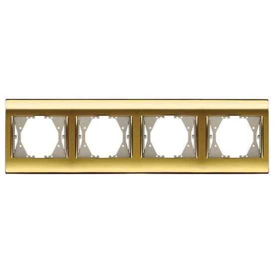 Viko Panasonic Thea Blu Gold+Dore Dörtlü Çerçeve Y