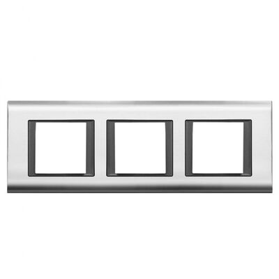 Viko Panasonic Thea Sistema Chrome + Füme 3X2M Çerçeve