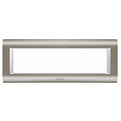 Viko Panasonic Thea Sistema Inox + Metalik Beyaz 7M Çerçeve