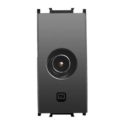 Viko Panasonic Thea Modüler Füme 1M TV Prizi Sonlu Mekanizma + Düğme/Kapak