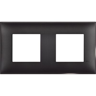 Bticino Classia Polimer Plastik 2x2 M Satine Siyah