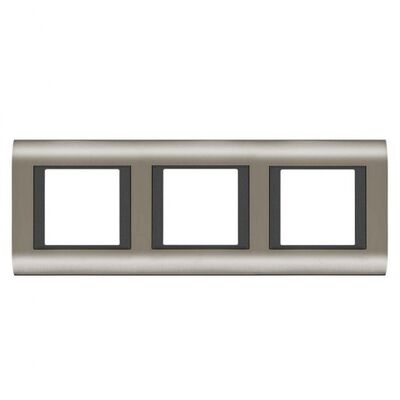 Viko Panasonic Thea Sistema Inox Füme 3X2M Çerçeve