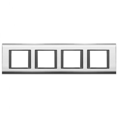 Viko Panasonic Thea Sistema Chrome + Füme 4X2M Çerçeve