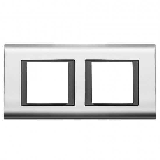 Thea/Panasonic Ultima Metalik Chrome 2X2M Çerçeve