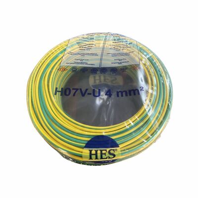 Hes Nya Kablo 4 mm² Sarıyeşil ( H07v-U )