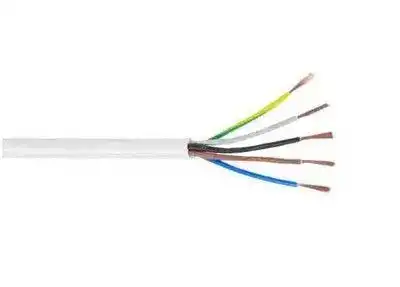 Ünal 5x1,5 mm² TTR Kablo Beyaz H05VV-F 100'lük
