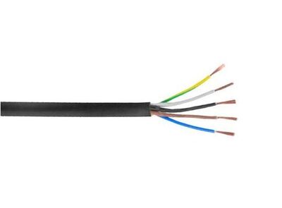 Hes 5x2,5 mm² TTR Kablo Siyah H05VV-F