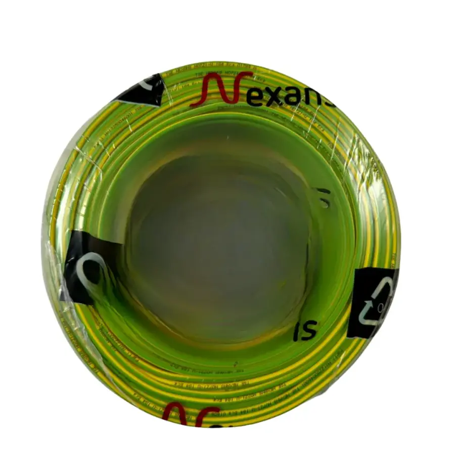 Nexans NYA Kablo 4 mm² Sarıyeşil ( H07Z1-U ) Halogen Free