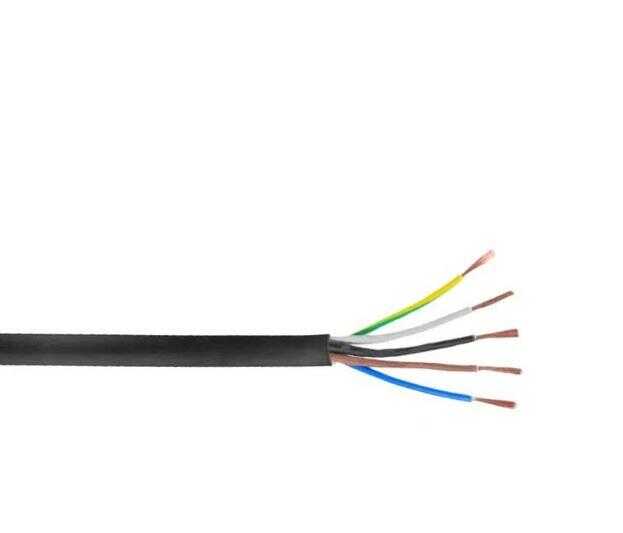 Ünal 5x16 mm² TTR Kablo Siyah H07VV-F