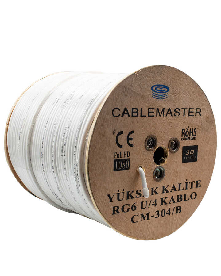 Cablemaster RG6 U4 CM-304 Anten Kablosu