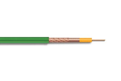 Reçber RG6 U6 PHY-PVC Cu/Cu Anten Kablosu Yeşil