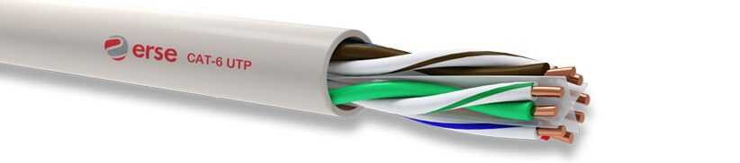 ERSE CAT 6 UTP 4X2X23 AWG RAL 7001 GRİ