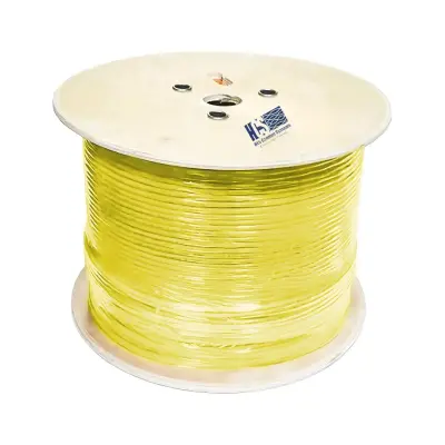 Hcs 4x2x23# U/Utp Cat6 Ls0h Sarı 500mt. Makara