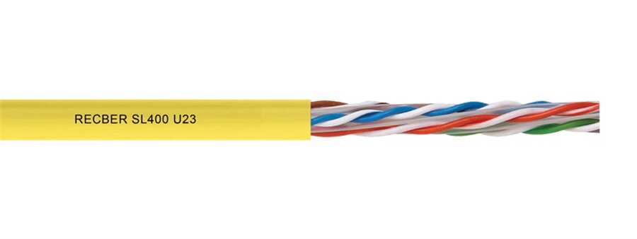 Reçber SL400 U23 LSZHSARI Category 6 U/UTP 4x2x23AWG -305