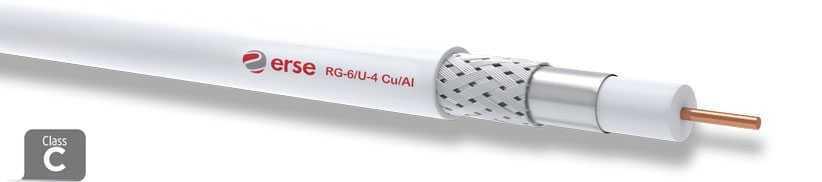 Erse RG6 U4 Cu/Al Anten Kablosu
